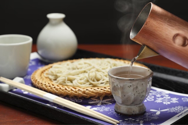 蕎麦と日本酒